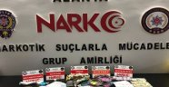 Alanya'da polisten uyuşturucu operasyonu