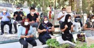 Alanya'da şehit polis Aksoy mezarı başında anıldı