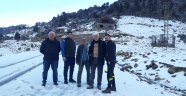 Alanya'nın yaylaları beyaza büründü