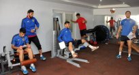 Alanyaspor salonda çalıştı