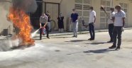 ALKÜ'de yangın söndürme cihazları yenilendi