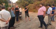 Arıkan'dan yangın bölgesine ziyaret