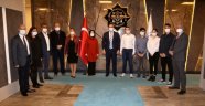 Asistan hekimlerden Rektör Kalan'a ziyaret