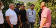 Başkan Şahin Alanya’daki yangın bölgesindeydi