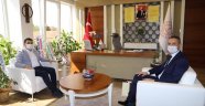 Başkan Tütüncü’den Müdür Er’e ziyaret