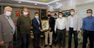 Başkan Yücel’den meslektaşına ziyaret