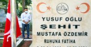 Başkan Yücel şehitleri unutmadı