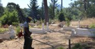 Büyükşehir, Alanya'daki mezarlıkları temizledi