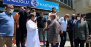 Çavuşoğlu, Babacar'ı hastanede ziyaret etti