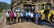 Demirtaş-Sapadere grup yolu asfaltlanıyor