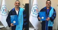 Erdoğan ve Çalış yüksek lisansını tamamladı
