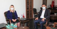 Güler’den Kaymakam Ürkmezer’e ziyaret