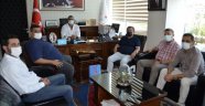 İlçe başkanlarından Lakadamyalı'ya ziyaret