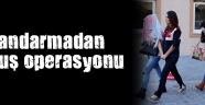 Jandarmadan fuhuş operasyonu