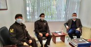 Kaymakam Ürkmezer’den Askerlik Şubesi’ne ziyaret