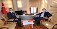 Kaymakam Ürkmezer’den Göç İdaresi’ne ziyaret