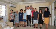Kaymakam Ürkmezer koruyucu aileleri ziyaret etti