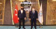 Kaymakam Ürkmezer'den Rektör Kalan'a ziyaret
