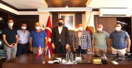 Kaymakam Ürkmezer'den Şahin'e iade-i ziyaret