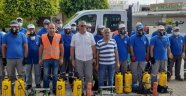 Konaklı'da 30 kişiyle vektörel mücadele