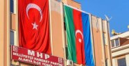 MHP Alanya'dan Azerbaycan'a bayraklı destek!