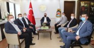MHP heyetinden Başkan Yücel'e ziyaret