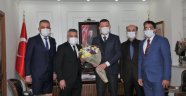 Muhasebecilerden Kaymakam Ürkmezer'e ziyaret