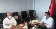 Şahin'den, Başkan Yücel'e geçmiş olsun ziyareti