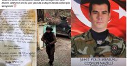 Şehit polis paylaşımı duygulandırdı