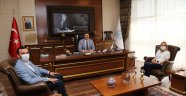 Vekil Çokal'dan Rektör Kalan'a ziyaret
