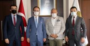 Vergi Dairesi heyeti Başkan Şahin’i ziyaret etti
