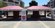 'Yangın Yardım çadırı' kurdular