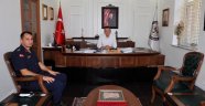 Yeni cezaevi komutanından kaymakam Ürkmezer’e ziyaret