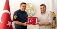Yeni komutandan Yücel’e ziyaret