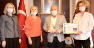 Yerleşik Ruslar'dan Başkan Şahin'e teşekkür