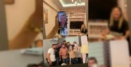 Yılmaz ve ekibi Başkan Böcek'le görüntülü görüştü