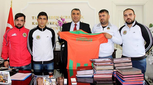 Taraftardan Kaymakam Harputlu’ya Ziyaret
