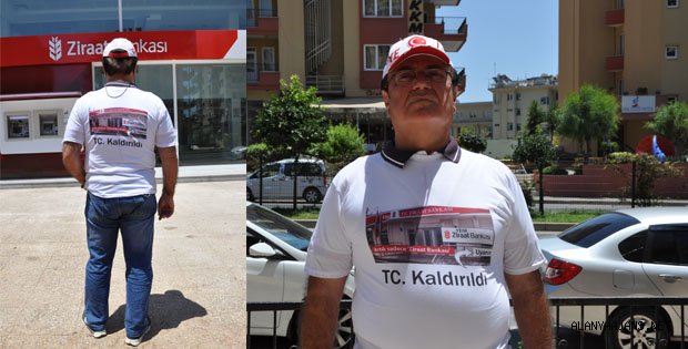 TC İÇİN DURAN ADAM EYLEMİ YAPTI