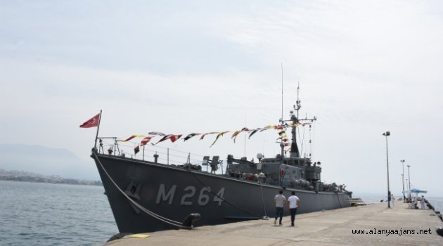TCG Erdemli Mayın Avlama Gemisi Alanya'da