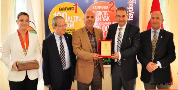 TFF Yönetim Kurulu üyeleri Alanyaspor'u ziyaret etti