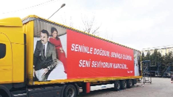 TIR dorsesinde aşk!
