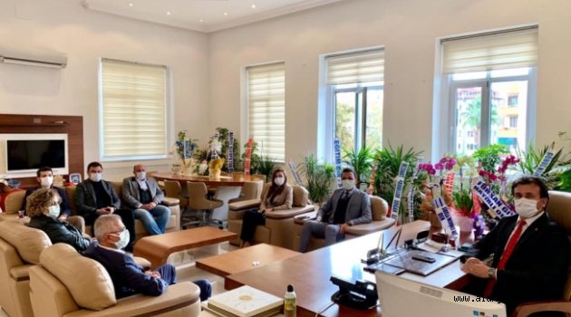 Toklu’dan Müdür Yılmaz’a ziyaret