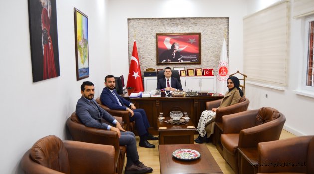 Toklu'dan yeni müdüre ziyaret