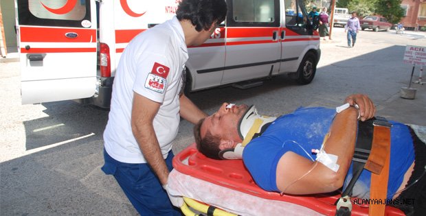 TRAFİK KAZASI 1 YARALI