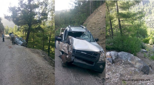 Trafik kazası 3 yaralı