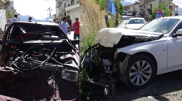 Trafik kazasında 3 kişi yaralandı