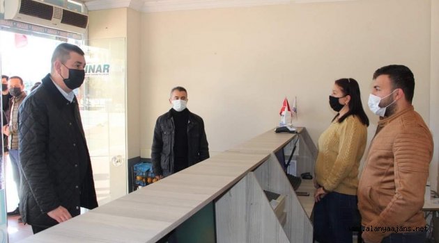 Türkdoğan otogar esnafını dinledi