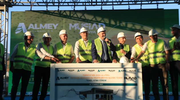 Türkiye’deki ilk tesisin temeli Alanya’da atıldı