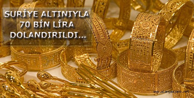 UCUZ ALTIN UMUDUYLA 70 BİN TL DOLANDIRILDI