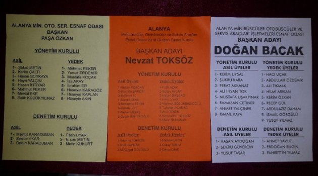 Ulaşım Esnafı Başkanını Seçiyor